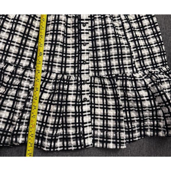 Anthropologie Maeve Plaid Retro MIni Dress Collared Coastal 12 - Picture 8 of 12